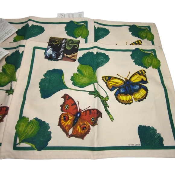 American Museum of Natural History Vintage Butterfly Placemats (4) - Picture 2 of 7
